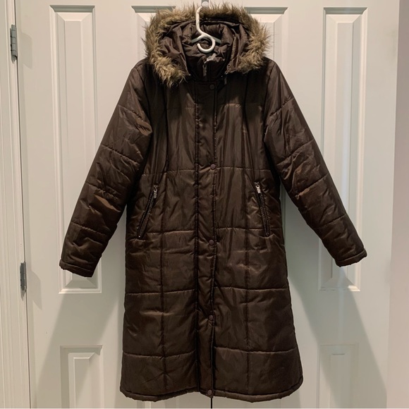 totes Jackets & Coats Totes Weather Stoppers Brown Long Puffer